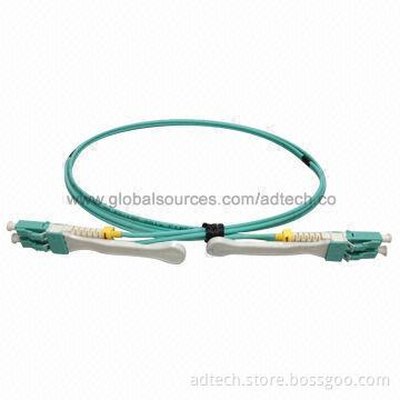 LC-HD High-density Connector Fiber-optic Patch Cable, OM3 Duplex